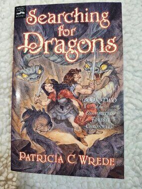 Searching for Dragons Patricia C Wrede Paperbk Book Two Enchanted Forest Fantasy